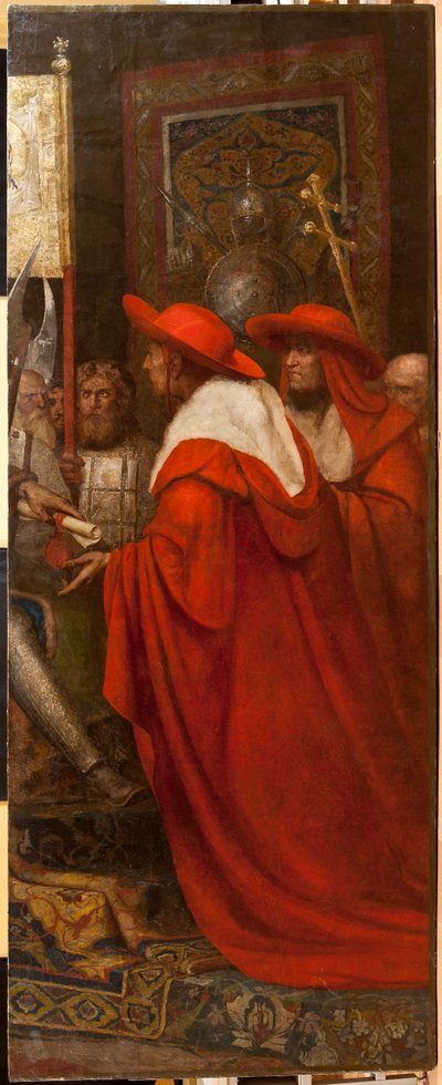 Prince Alexander Nevsky Receiving Papal Legates by Henryk Siemiradzki
